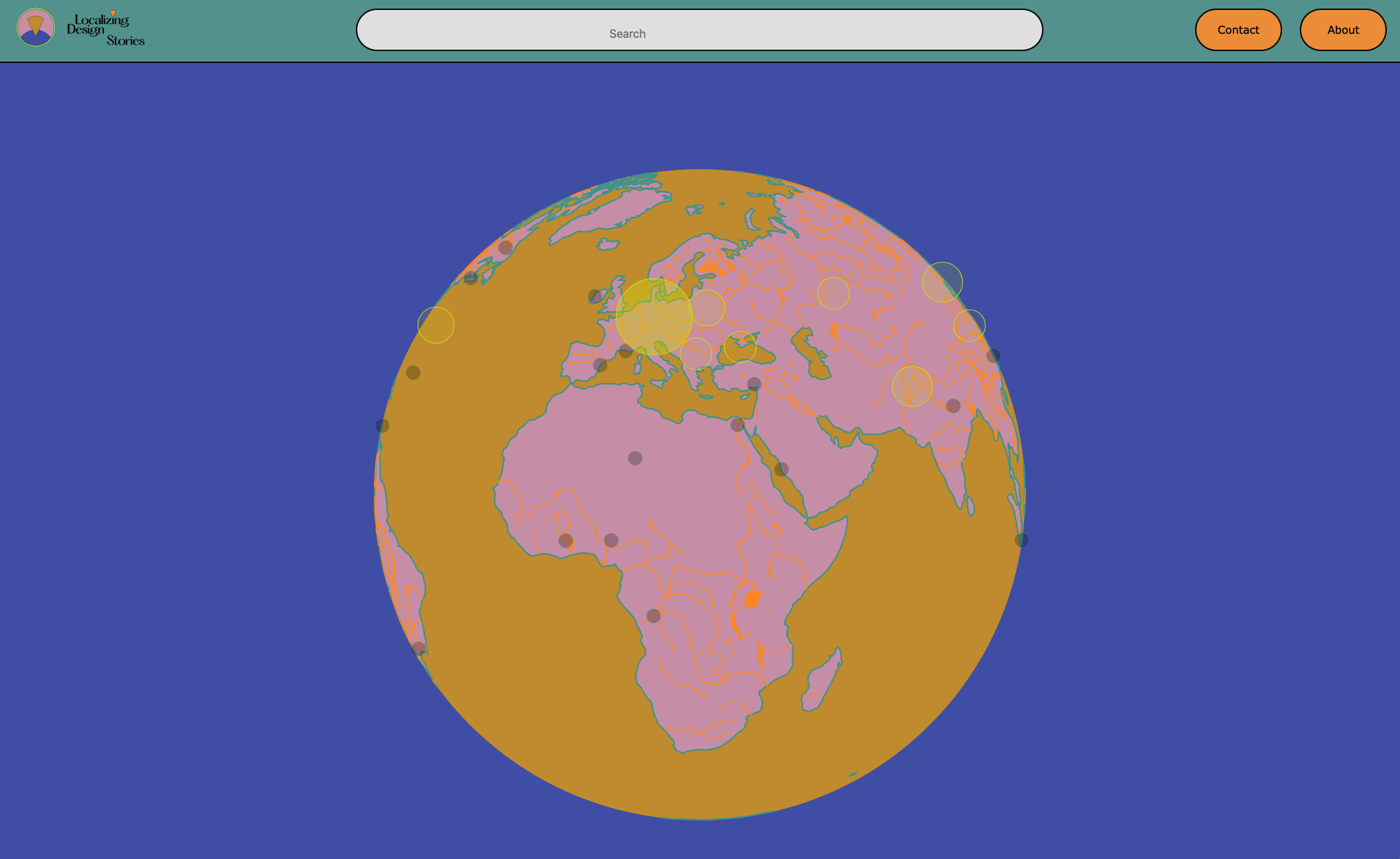 Screenshot der Startseite